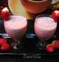 Easy Way Make Banana Strawberry Sabja Smoothie the Can Spoil the Tongue So Delicious