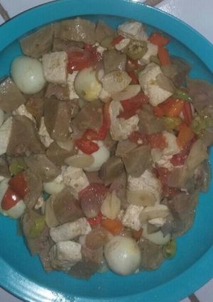 Foto resep Oseng TBT (Tahu Bakso Telur) Ala Anak Kost