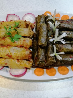 عکسی از دستور دلمه برگ مو