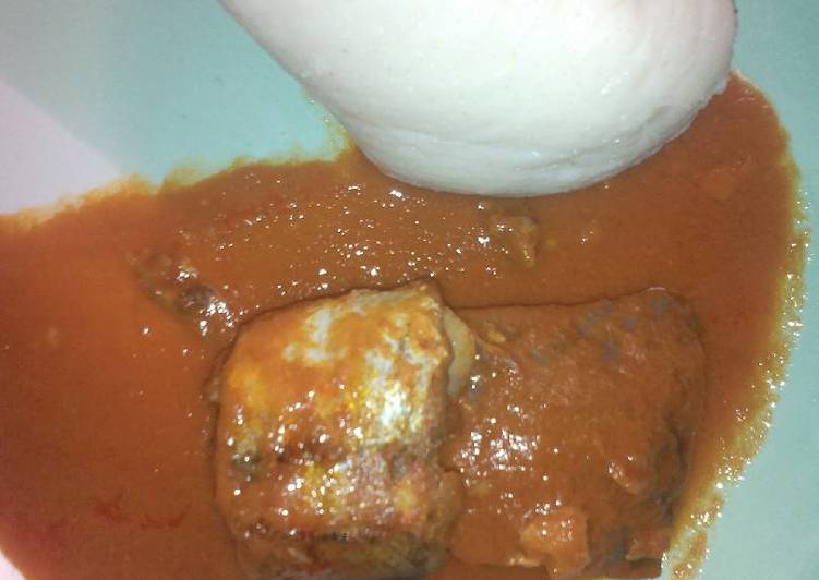 Simple Way to Make Speedy Semo with stew （omiobe ） Cooking Basics for Newbies