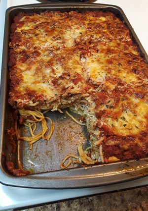 A picture of Baked Spaghetti Casserole.