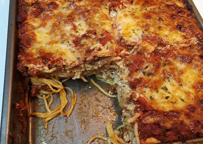 How to Make Iconic Baked Spaghetti Casserole for Breakfast Food