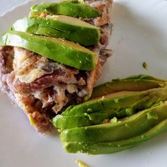 A picture of Nduma/arrow root omelette.