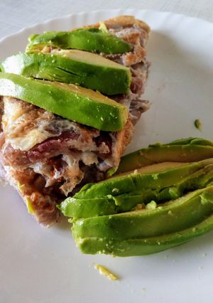 A picture of Nduma/arrow root omelette.