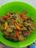 Daging oseng bumbu kuning