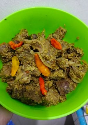 Foto resep Daging oseng bumbu kuning