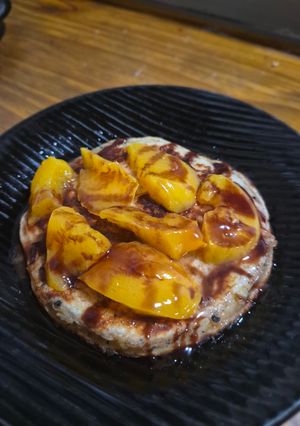 Una foto de Pancakes con Semillas