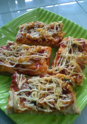 Foto resep Pizza perdana rasa istimewa 😉 😍 👍