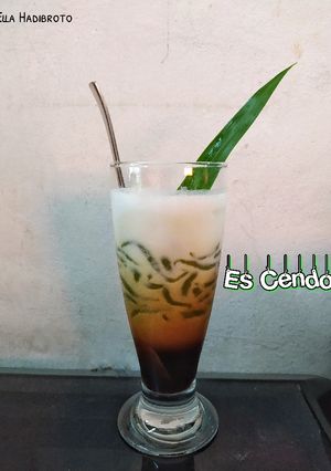 Foto resep Es Cendol (dgn piping bag)