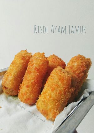 Foto resep Risol ayam jamur