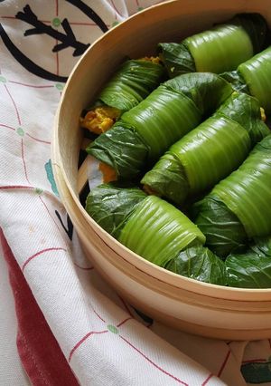 Foto di Involtini di bietole, ceci e curcuma