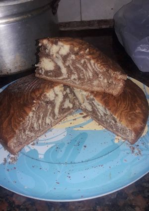 Una foto de Torta cebra
