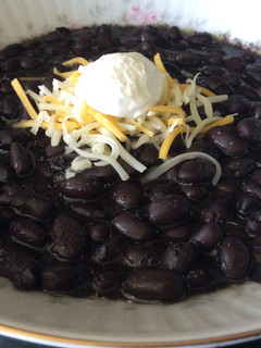 A picture of Cuban Style Black Beans.