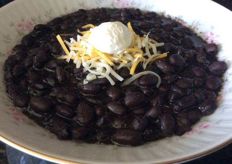 Cuban Style Black Beans