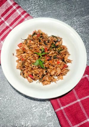 Foto resep Suwir Tongkol Kemangi Pedas