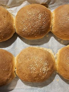 Φωτογραφία της συνταγής Αφράτα ψωμάκια για burger
