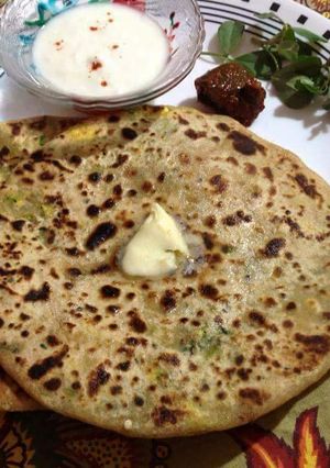 A picture of PaneerMethiStuffedParatha.