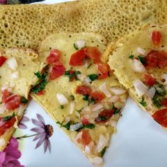 Egg less omelette A picture of Egg less omelette.
