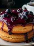 Blueberry Cake Donuts