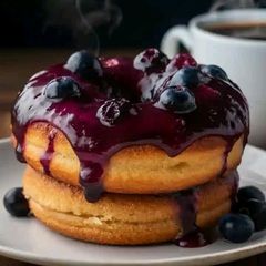 A picture of Blueberry Cake Donuts.