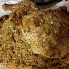 A picture of Stuffed chicken.
