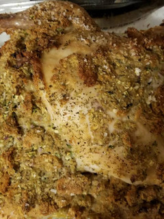A picture of Stuffed chicken.
