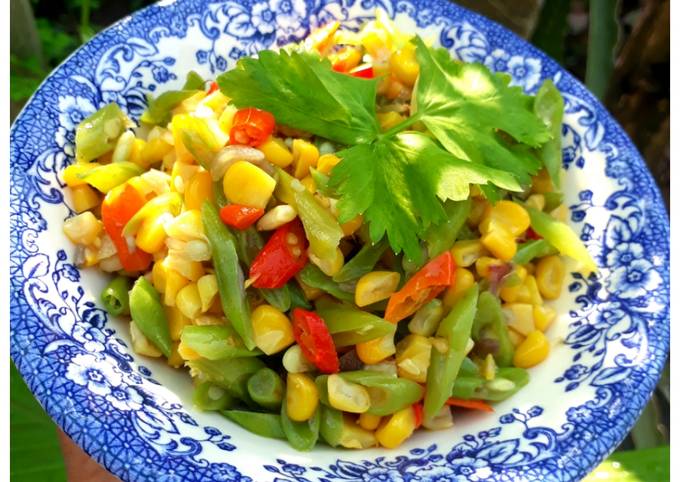 Ini dia! Resep bikin Oseng Buncis Jagung Manis dijamin enak