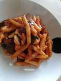 403 * Penne with Tomato Sauce, Eggplant, and Zucchini in the Air Fryer 🍅🍆