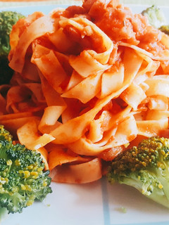 Una foto de Pasta con beicon para principiantes