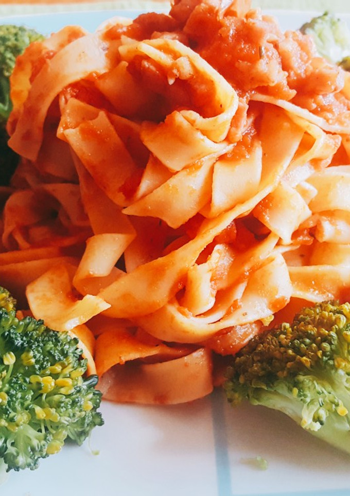 Una foto de Pasta con beicon para principiantes