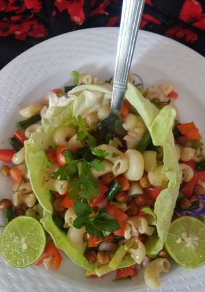 A picture of Pasta salad.