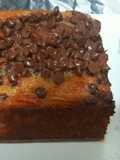 Pan de banana con chips de chocolate