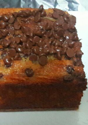 Una foto de Pan de banana con chips de chocolate