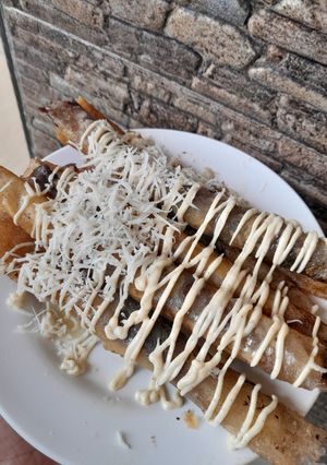 Foto resep 06. Banana roll coklat