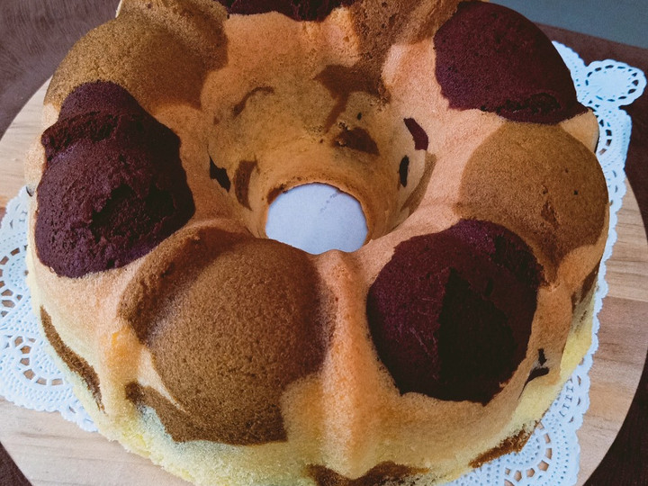 Resep Bolu Marmer Putih Telur, Bikin Ngiler