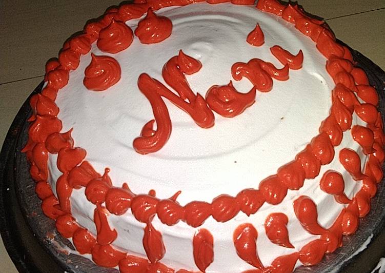 Steps to Make Quick Red velvet cake