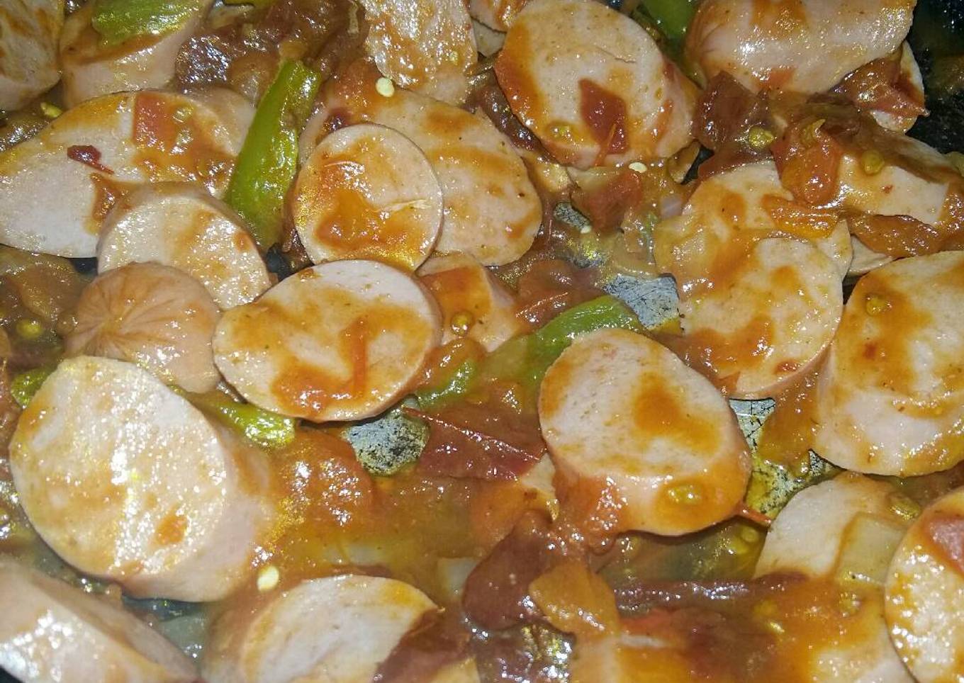 Salchichas a la Mexicana