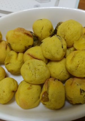 氣炸南瓜麻糬麵包 的食譜成品照片