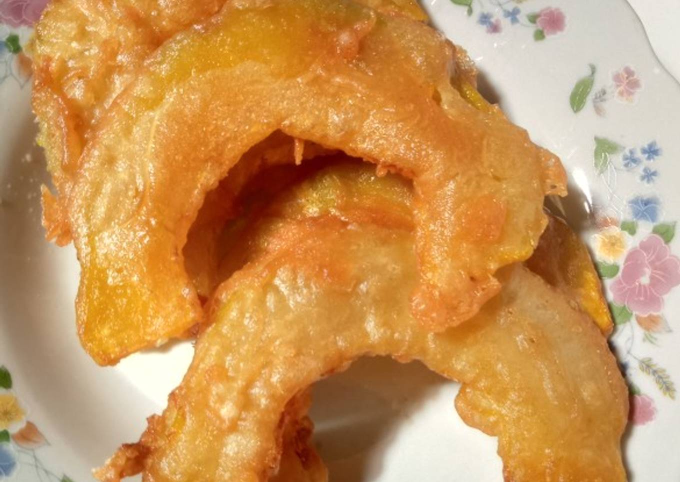 Labu kuning goreng tepung