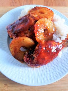 Ananászos BBQ csirkecomb recept fotója