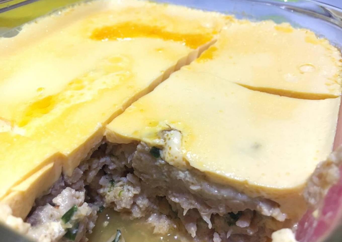 Tim babi cincang dengan tofu