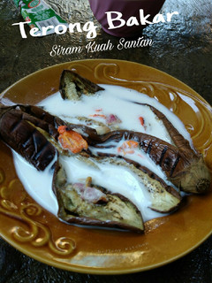 Foto resep Terong Bakar Siram Kuah Santan