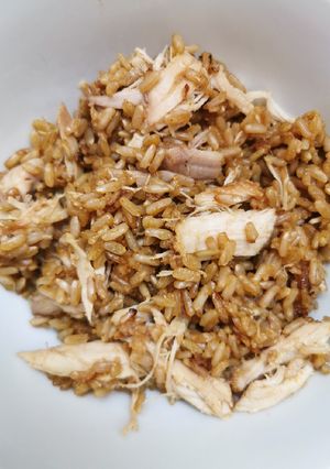 Una foto de Arroz KFC a mi manera
