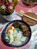 Rice Bowl - Meat Ball Oregano