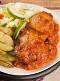 Contramuslos en salsa criolla 🍗🥘