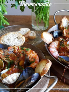 Una foto de Guiso de pescado/caldillo romañolo con Thermomix
