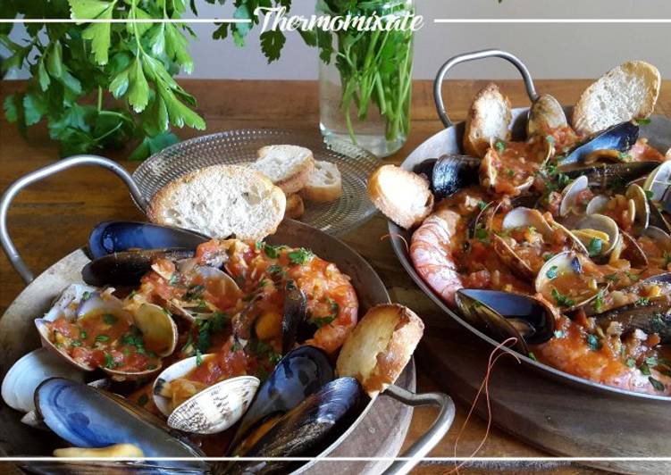 Guiso de pescado/caldillo romañolo con Thermomix