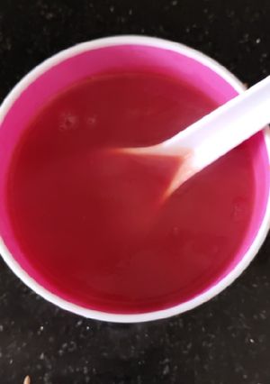 A picture of Vegetable soup.