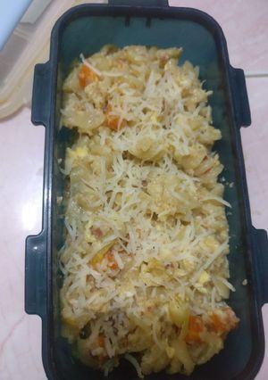 Foto resep Macaroni schotel bekal anak simpel