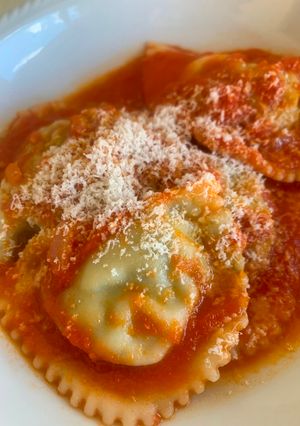 Foto di Ravioli con ricotta e spinaci